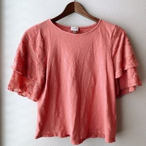 Peachy colored cotton top